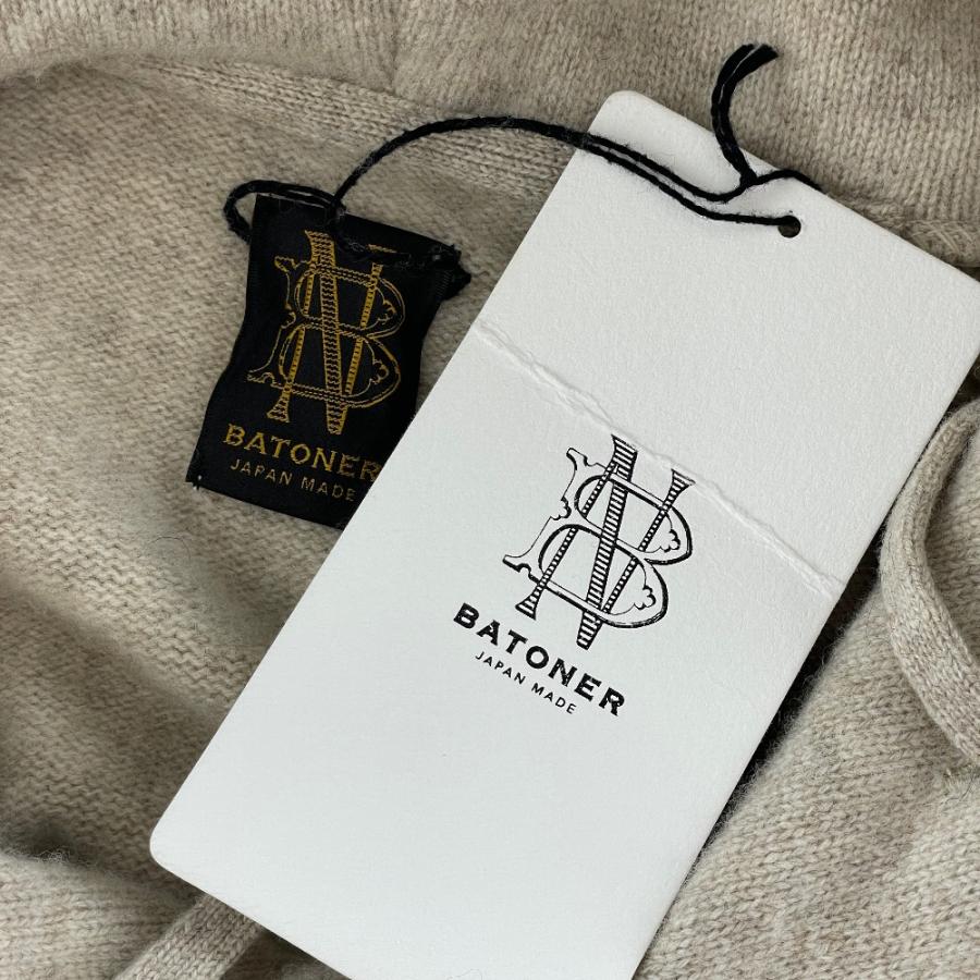 BATONER バトナー ベージュ BN-20FM-040 カシミアタッチフリースウール