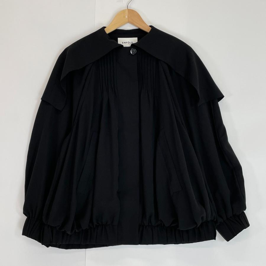 ENFOLD（エンフォルド） 23SS ブラック 300GS230-1590 TACK BLOUSON