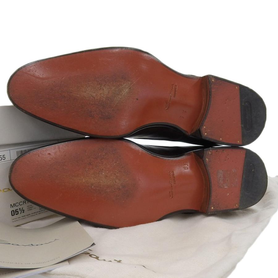 SANTONI（サントーニ） 美品 カーフ ダブルモンクストラップシューズ