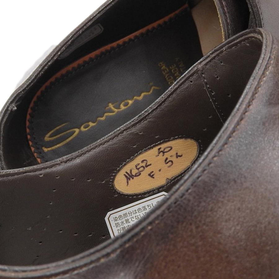 SANTONI（サントーニ） 美品 カーフ ダブルモンクストラップシューズ 