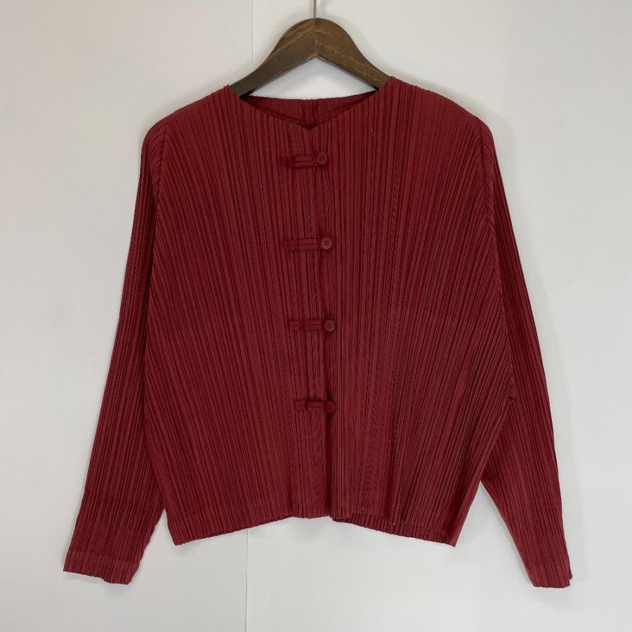PLEATS PLEASE プリーツプリーズ 21AW ボルドー PP13 JC142 チャイナ