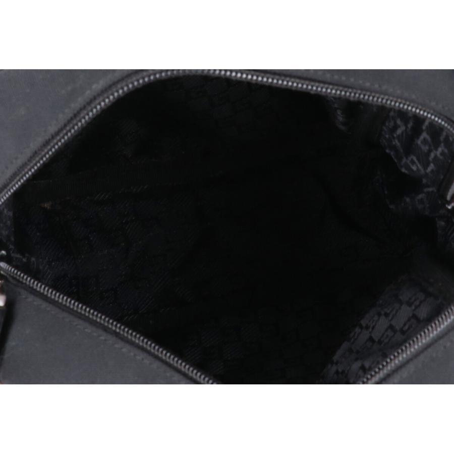 GUCCI グッチ GGキャンバス/レザー ショルダーバッグ 018･1612 200047 ブラック T11-k040 GUCCI（グッチ） 美品/ 018・1612・200047 キャンバス ショルダー