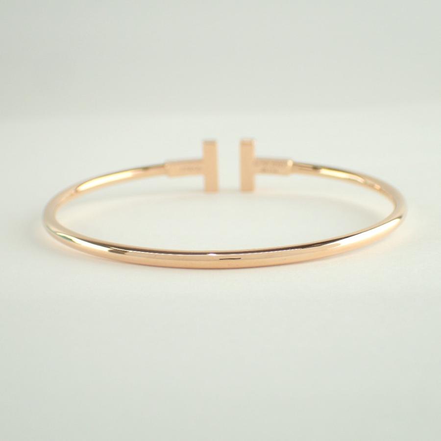 ティファニー　Tバングル　マザーオブパール　未使用 TIFFANY&Co. /新品同様 TIFFANY＆Co. ティファニー 750 7.4g D0