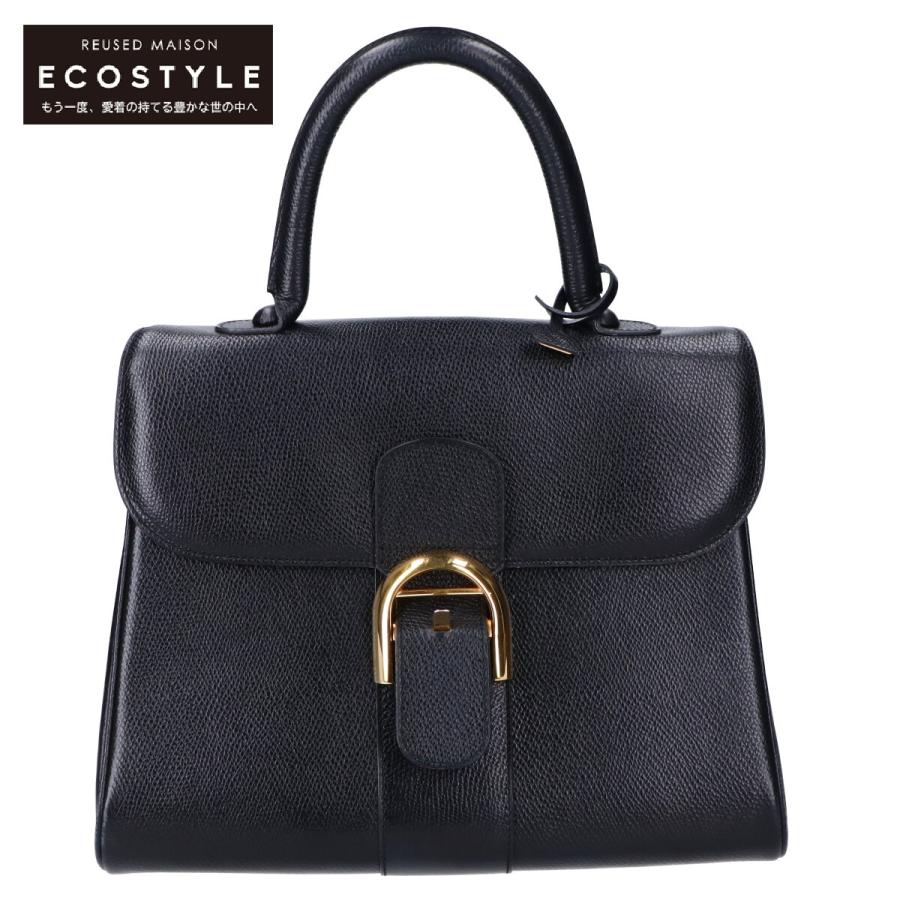 DELVAUX デルヴォー ゴールド金具 型押しレザー ブリヨンMM DELVAUX デルヴォー ゴールド金具 型押しレザー ブリヨンMM