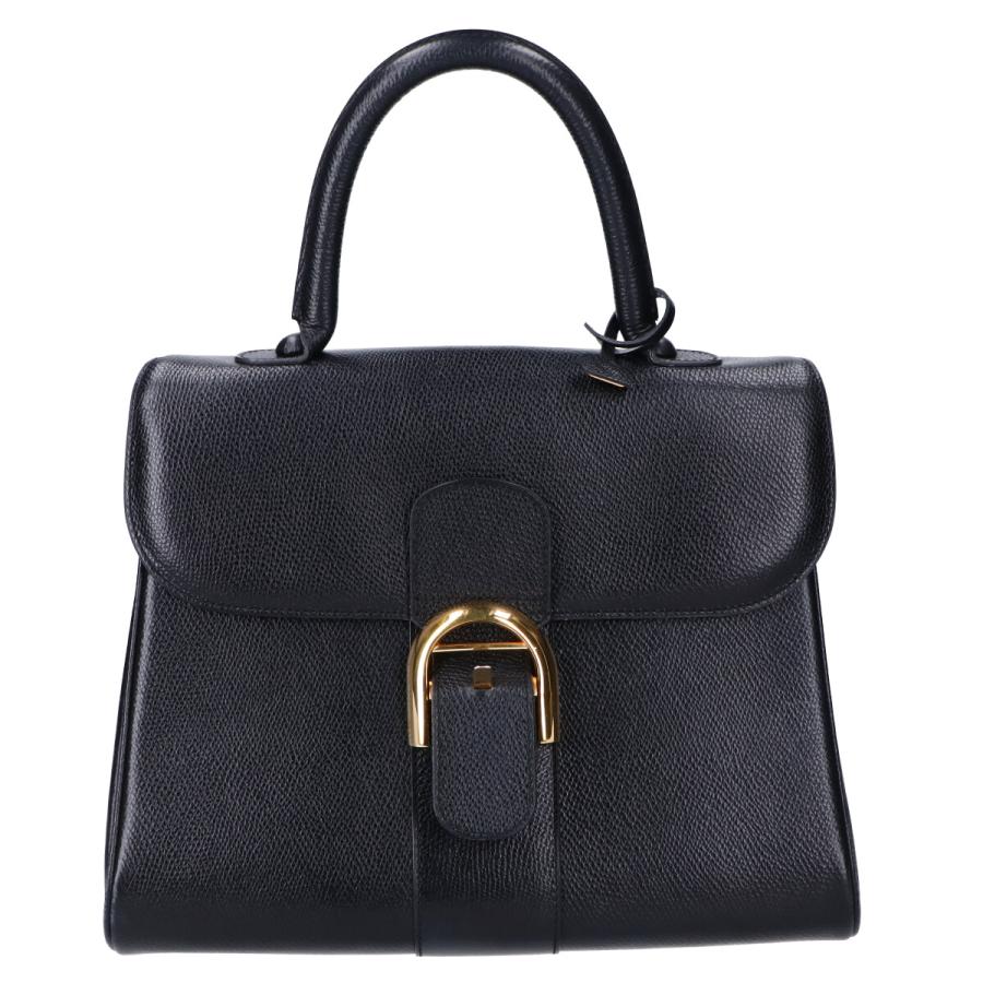 DELVAUX デルヴォー ゴールド金具 型押しレザー ブリヨンMM DELVAUX デルヴォー ゴールド金具 型押しレザー ブリヨンMM