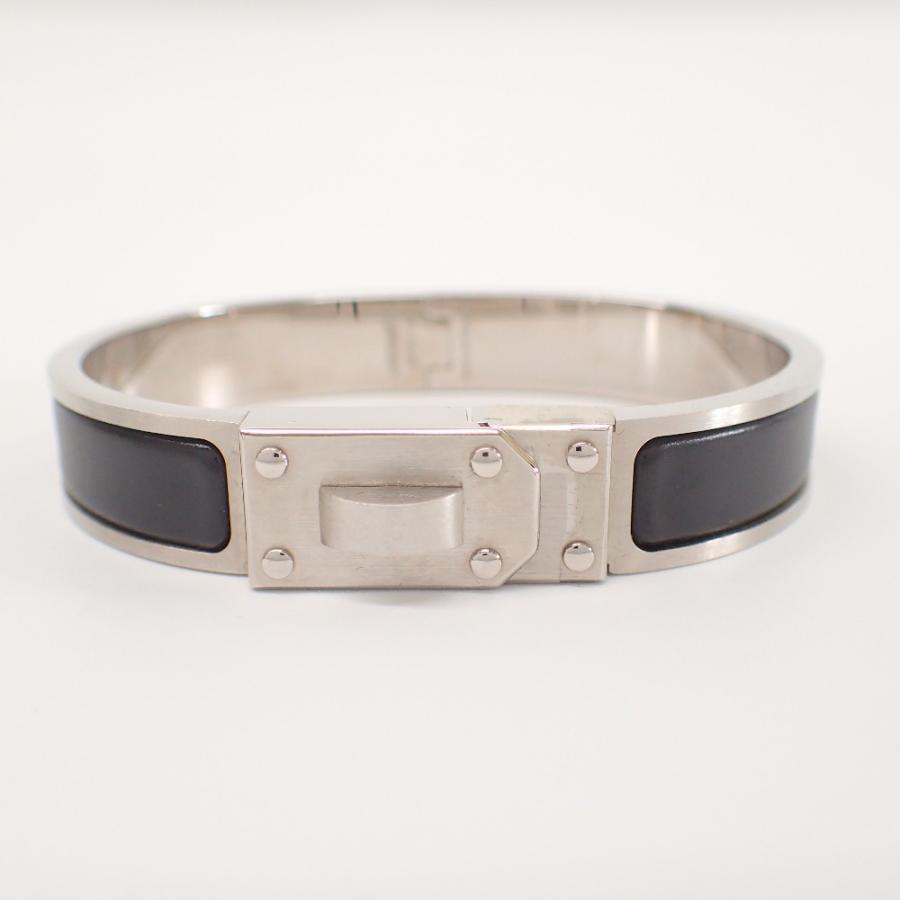 美品 HERMES エルメス ケリー・メン エナメルブレスレット バングル 