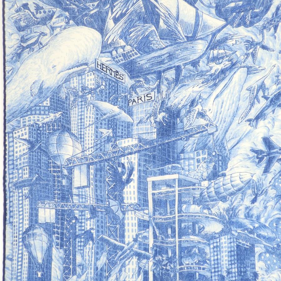 美品 HERMES エルメス Nothing But a Dreamer カレ100 シルク混