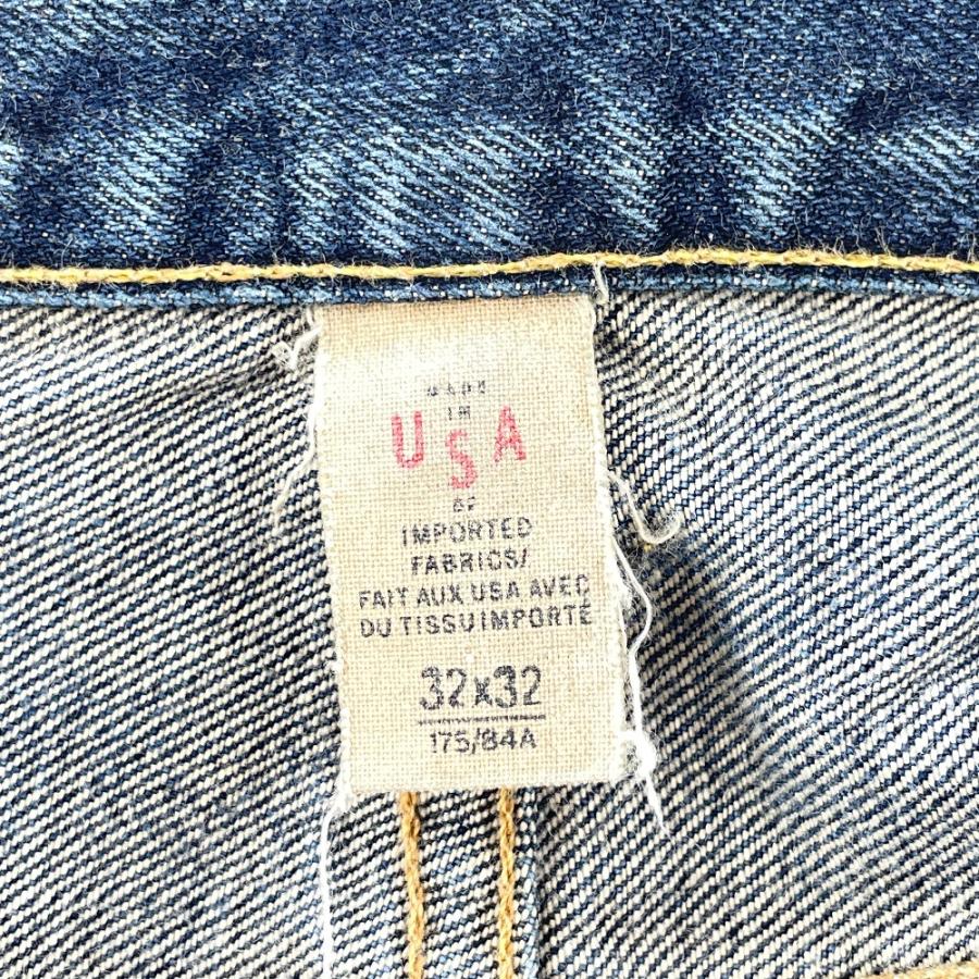 RRL ダブルアールエル ブルー 20159 ストレートデニム 32×32 ボトムス 