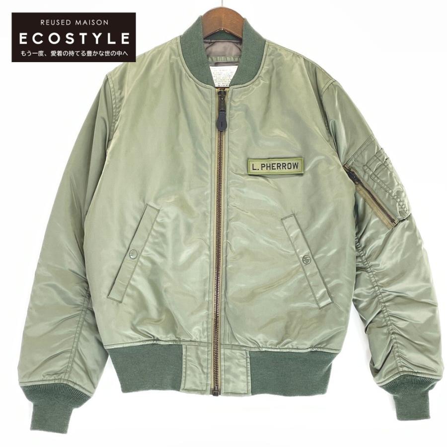 Pherrow's MA-1 グランドクルータイプ フライトジャケット Sサイズ Pherrow's フェローズ セージグリーン 15W-GCJ1-P MA-1タイプ グラン