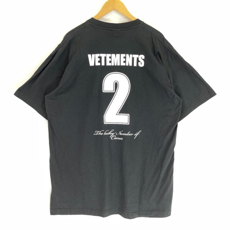 Vetements ヴェトモン ブラック UAH20TR901 プラネット ナンバー T
