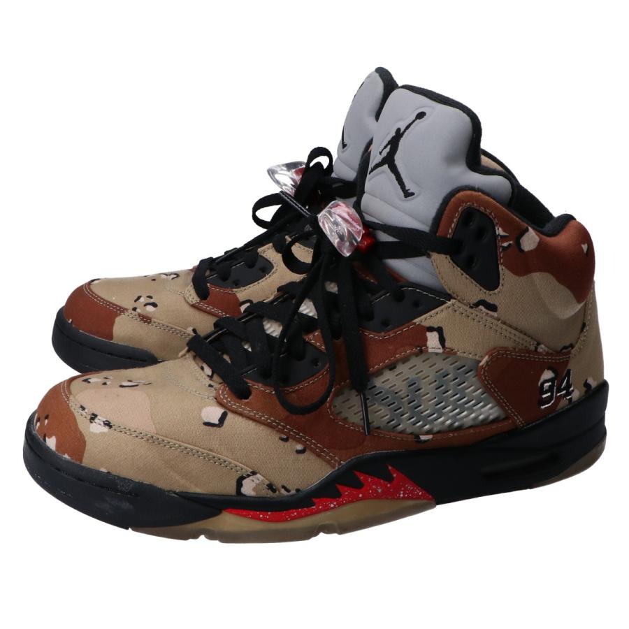 NIKE ナイキ ×SUPREME 824371-201 AIR JORDAN 5 RETRO エア NIKE ナイキ ×SUPREME 824371-201 AIR JORDAN 5 RETRO エア