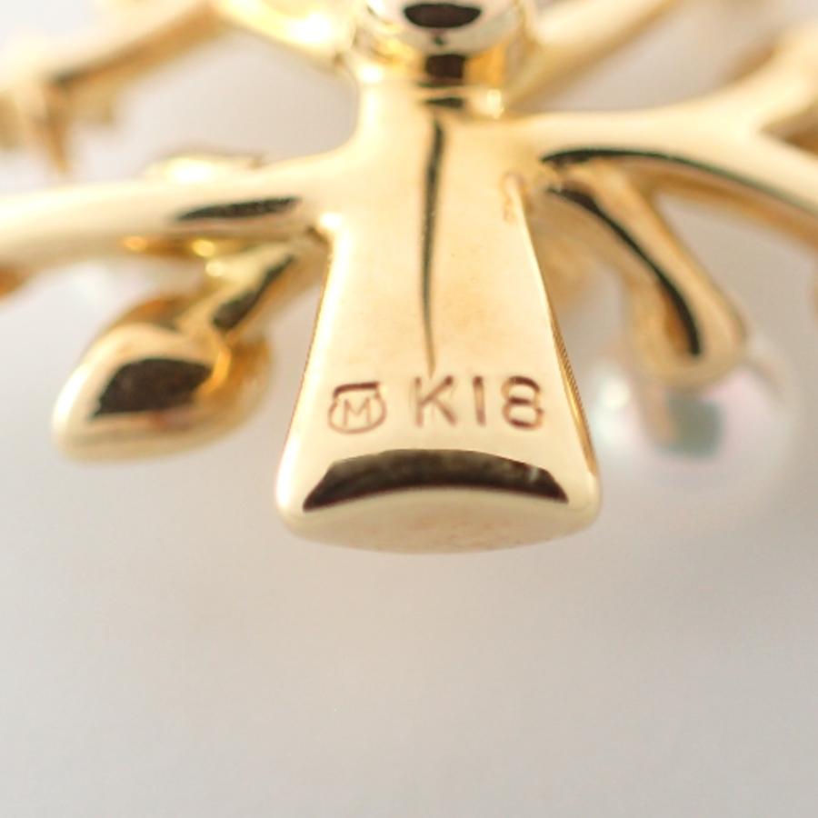 MIKIMOTO 新品同様/ ミキモト K18 デマントイドガーネット