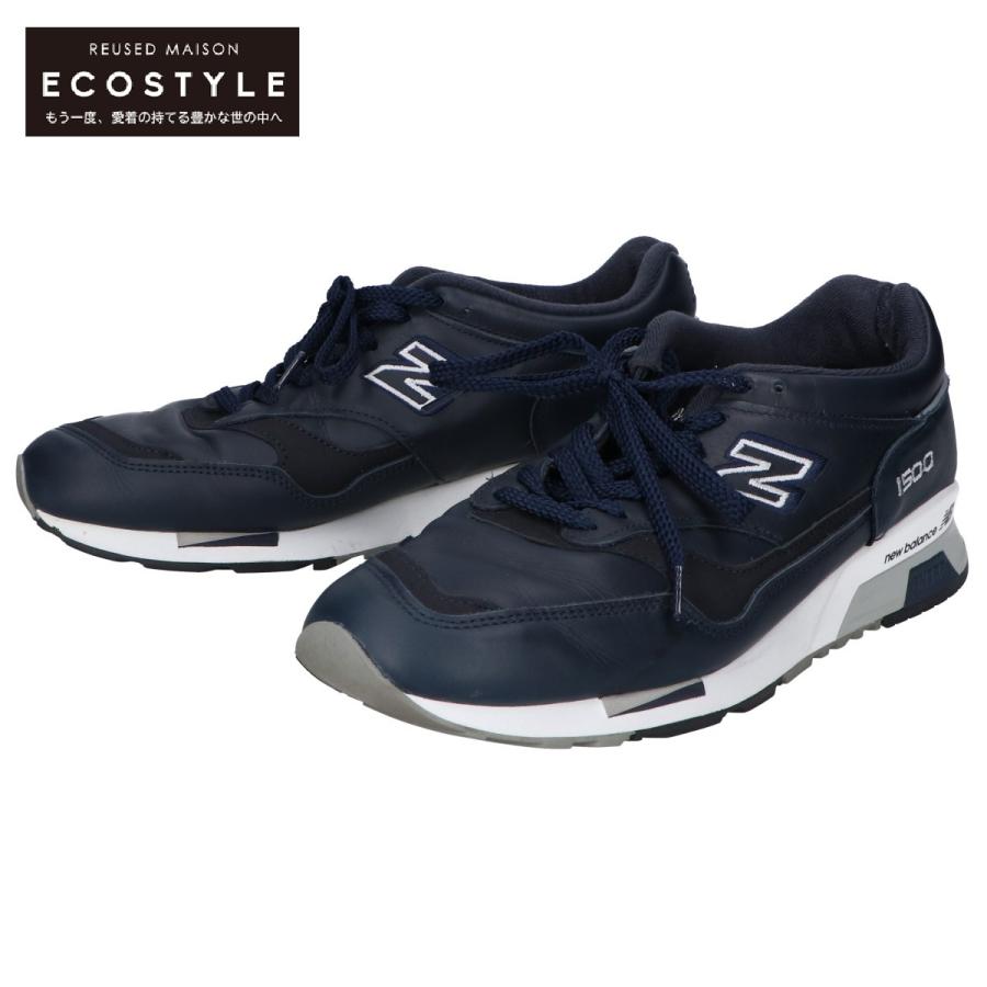 美品/ NEW BALANCE ニューバランス M1500NAV 英国製 オールレザー 