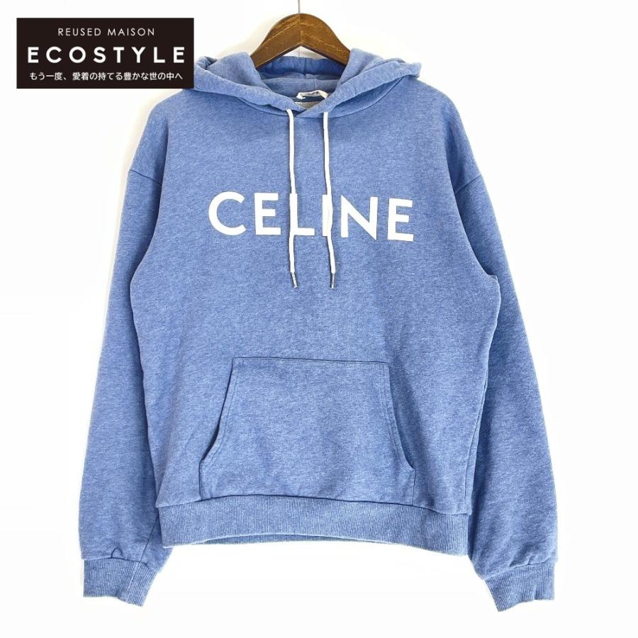 CELINE（セリーヌ） 2Y369670Q 青 ルーズ スウェットシャツ パーカー