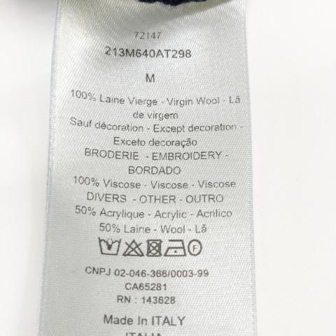 Dior ディオール 20SS ブラック 213M640AT298 アトリエ刺繍クルー