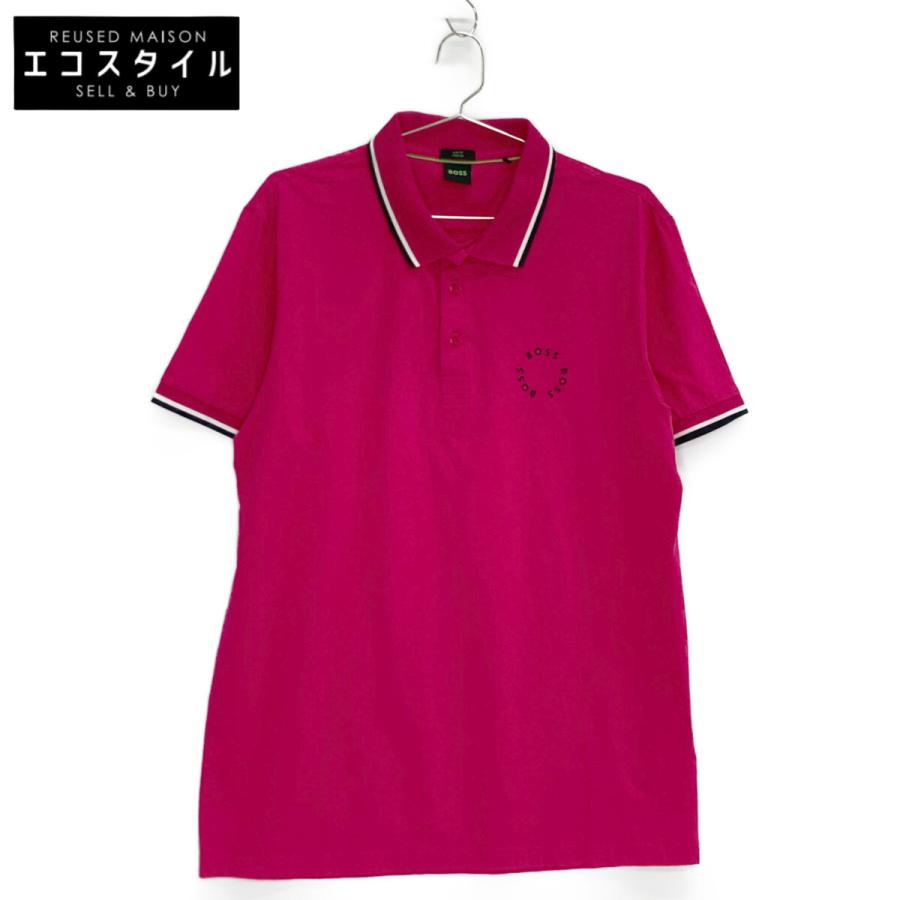HUGOBOSS ヒューゴボス ピンク ゴルフポロシャツ L HUGO BOSS（ヒューゴ・ボス） ピンク ゴルフポロシャツ ピンク L