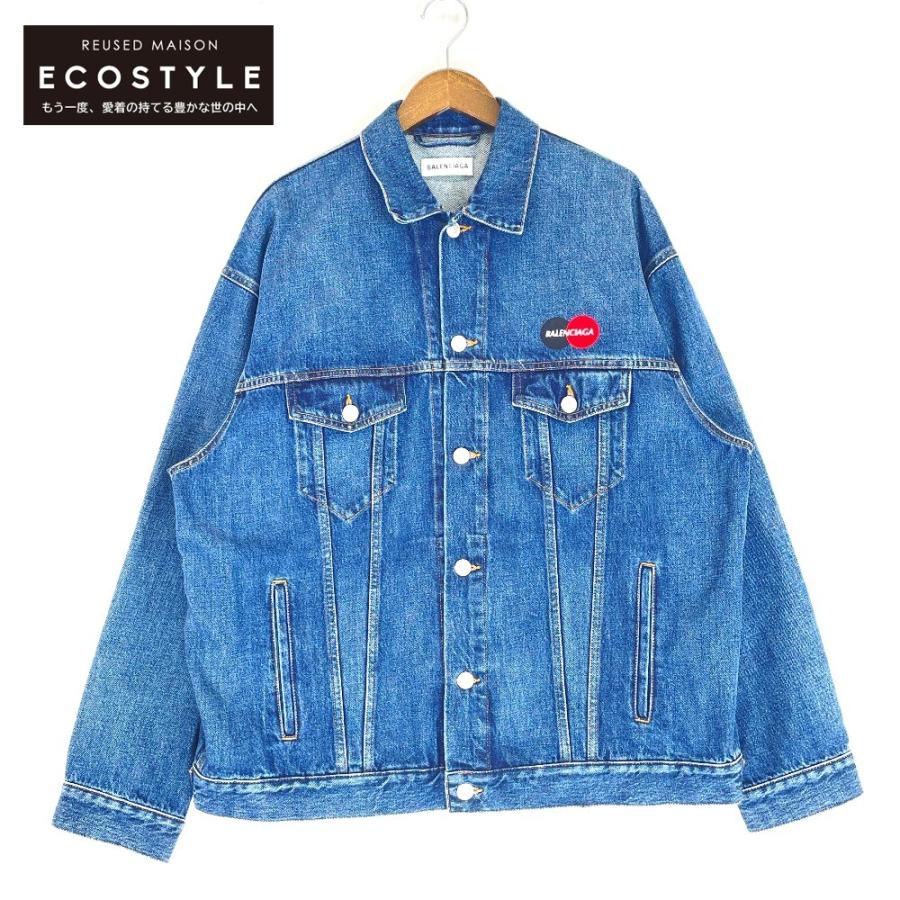 BALENCIAGA バレンシアガ ロゴ デニムジャケット デムナ ライトブルー