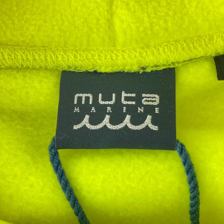 新品/ muta MARINEムータ マリン MMMK-443180 フリース切替 モックネック プルオーバー トップス 7 イエロー メンズ ...