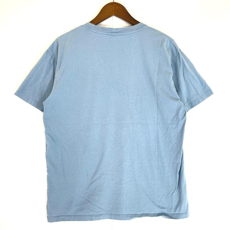CELINE セリーヌ ブルー 2X681671Q ロゴ ルーズTシャツ XS CELINE セリーヌ ブルー 2X681671Q ロゴ ルーズTシャツ XS