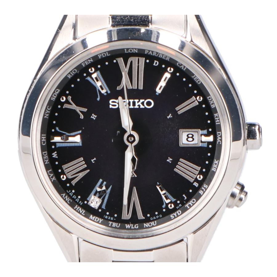 SEIKO ルキア LUKIA 1Pダイヤモンド入り文字盤 チタンモデル 稼働品