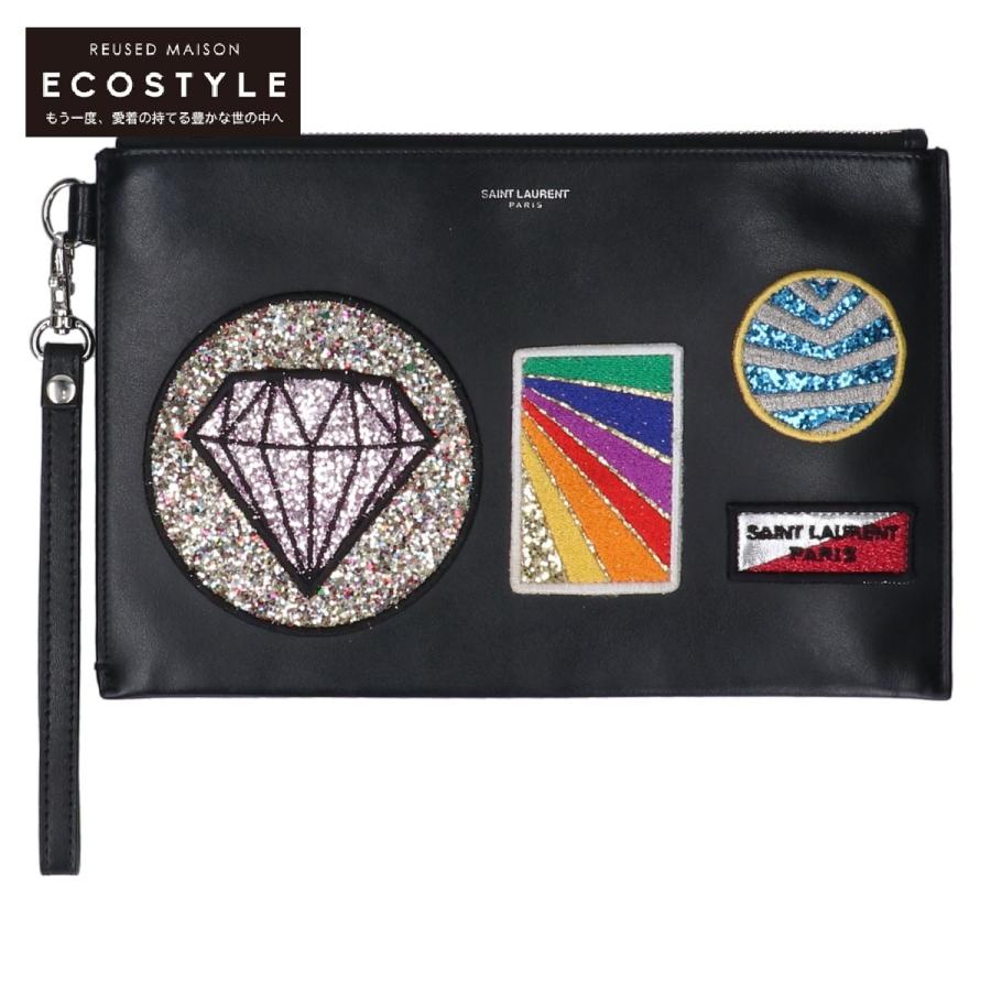 美品 SAINT LAURENT PARIS サンローランパリ 397303 グリッター 