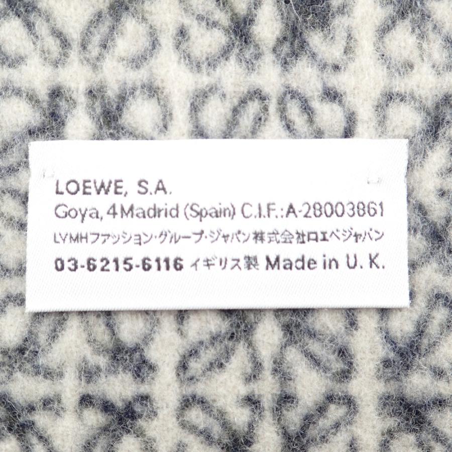 LOEWE ロゴ入りマフラー ベージュ/ネイビー 楽天市場】ロエベ loewe（カラーネイビー）（マフラー・スカーフ