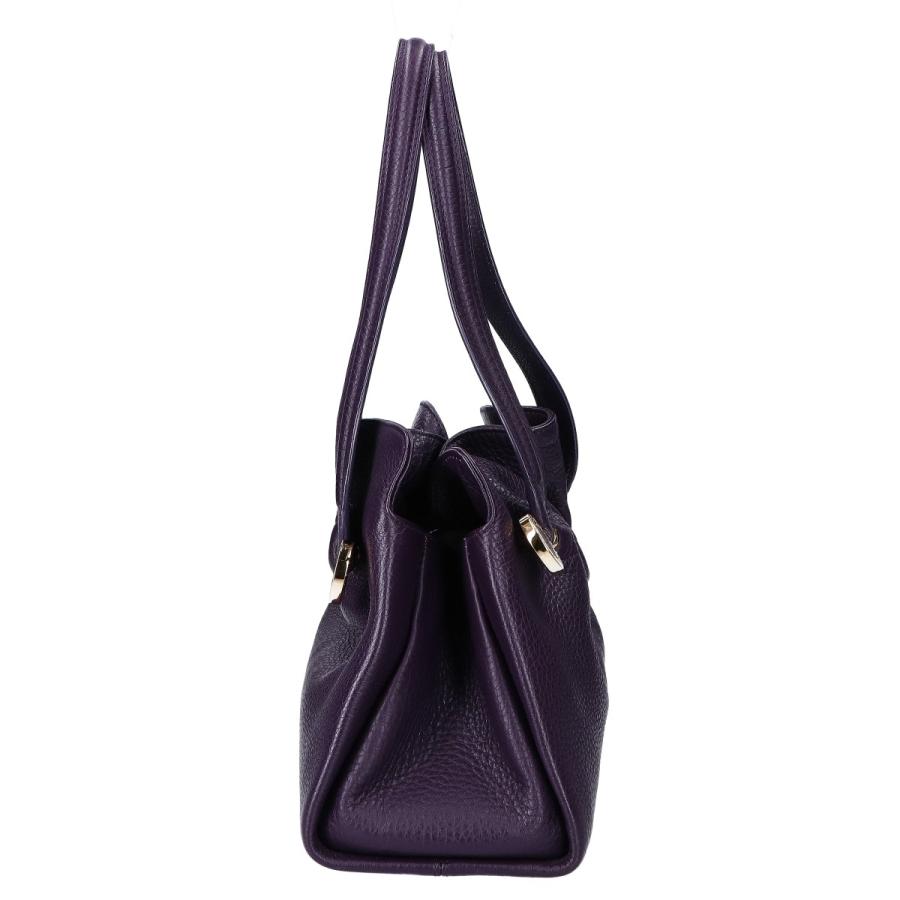 BVLGARI ブルガリ レザー ブルガリブルガリ ツイスト ハンドバッグ  