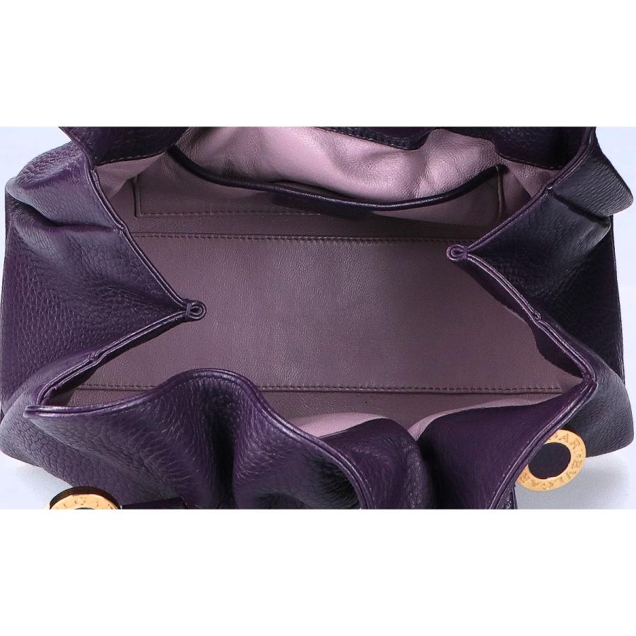 BVLGARI ブルガリ レザー ブルガリブルガリ ツイスト ハンドバッグ  