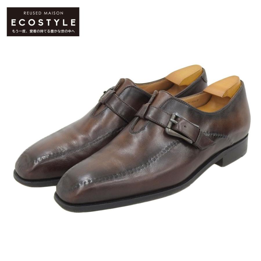美品 berluti ベルルッティ パティーヌ シャドウステッチ シングル 