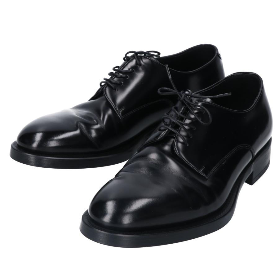 GIORGIO ARMANI ジョルジオアルマーニ X2C679 レザー プレーントゥ 