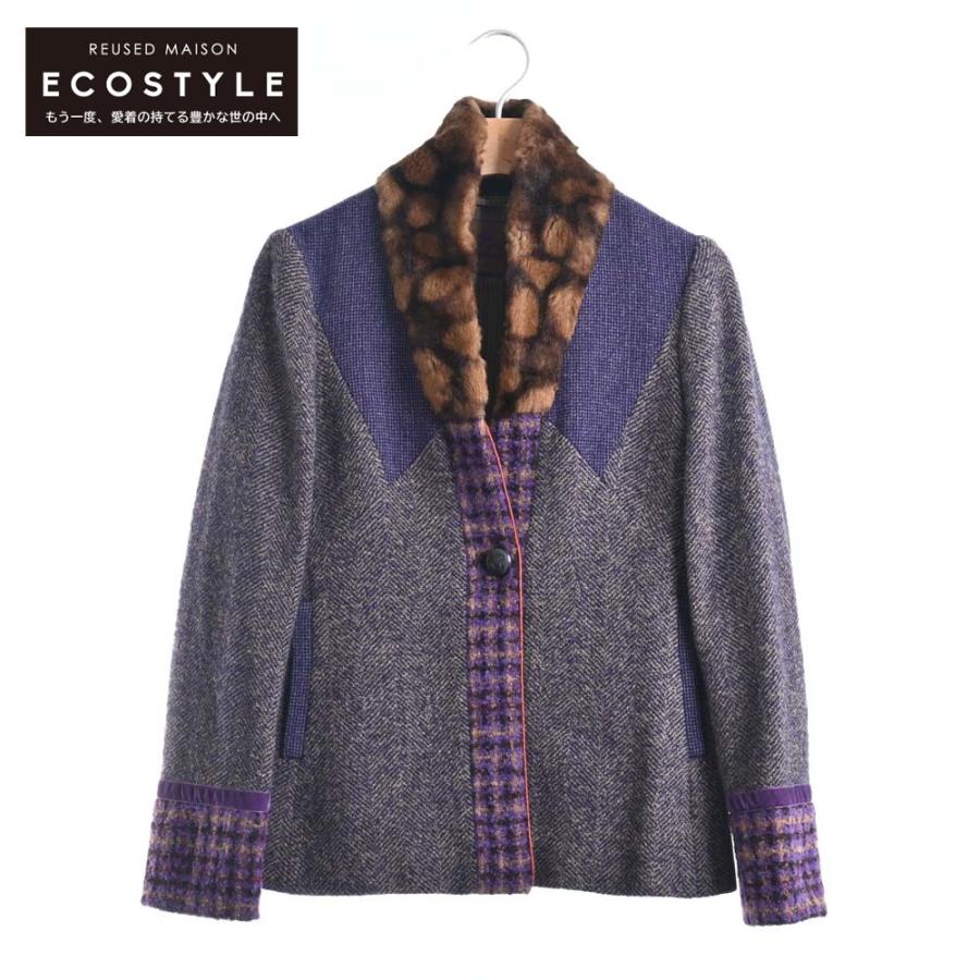 ETRO エトロ ジャケット レディース ウール 40 コート ツイード ETRO エトロ ジャケット レディース ウール 40 コート ツイード