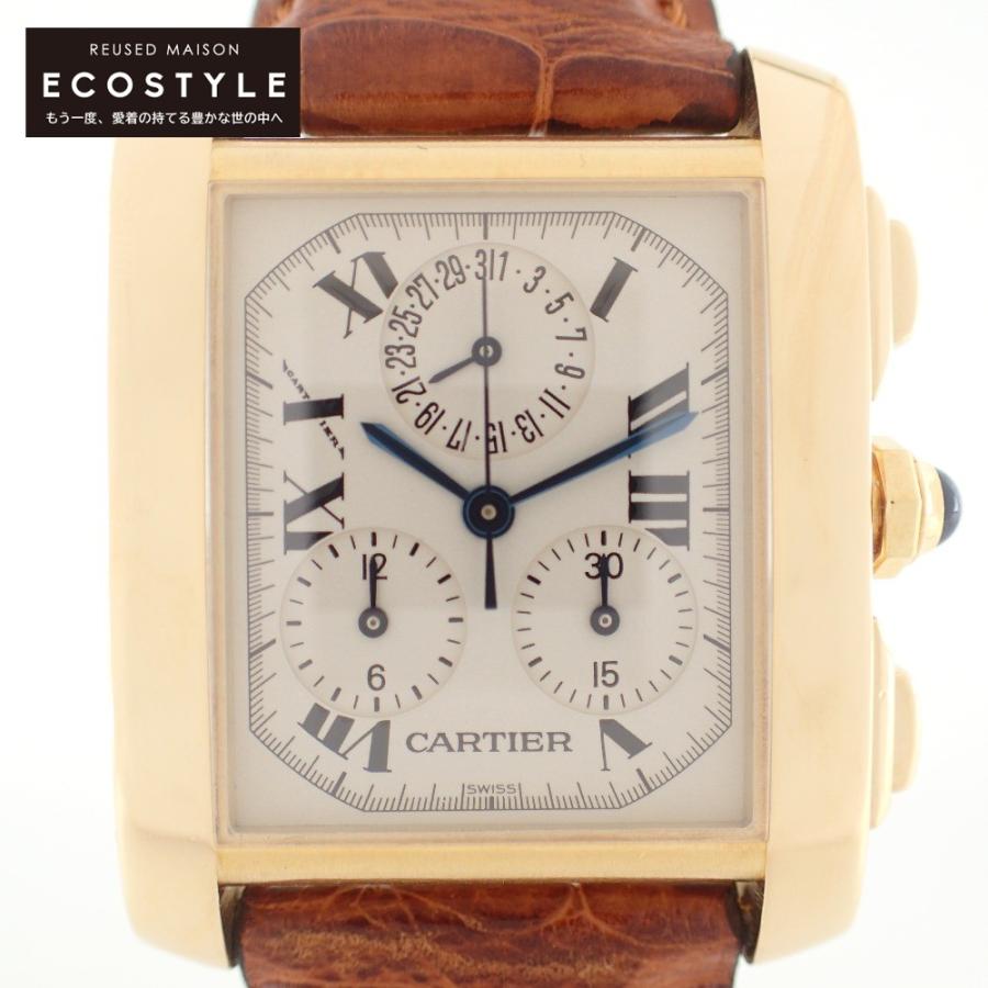 Cartier（カルティエ） /美品 W5000556 タンクフランセーズ クロノリ