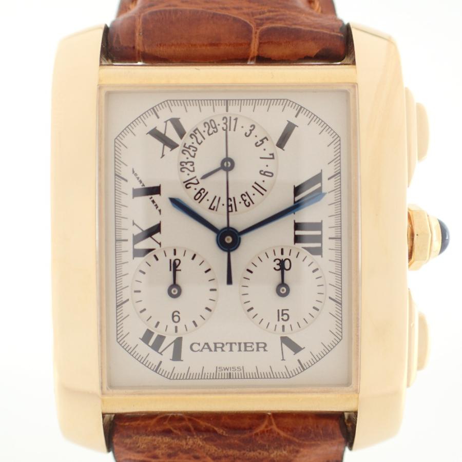 Cartier（カルティエ） /美品 W5000556 タンクフランセーズ クロノリ