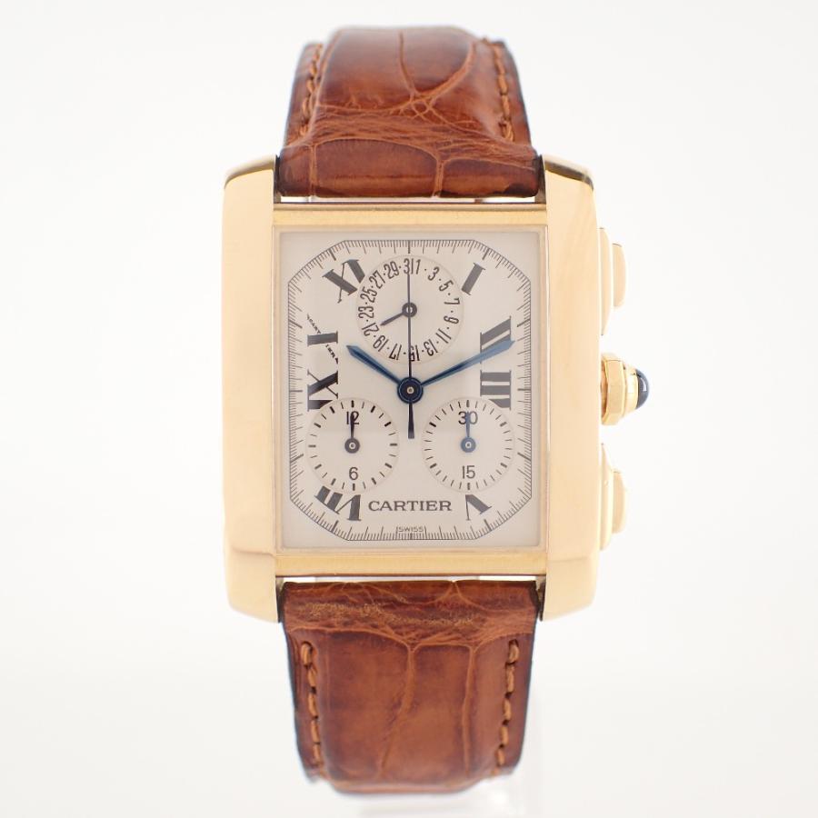 Cartier（カルティエ） /美品 W5000556 タンクフランセーズ クロノリ