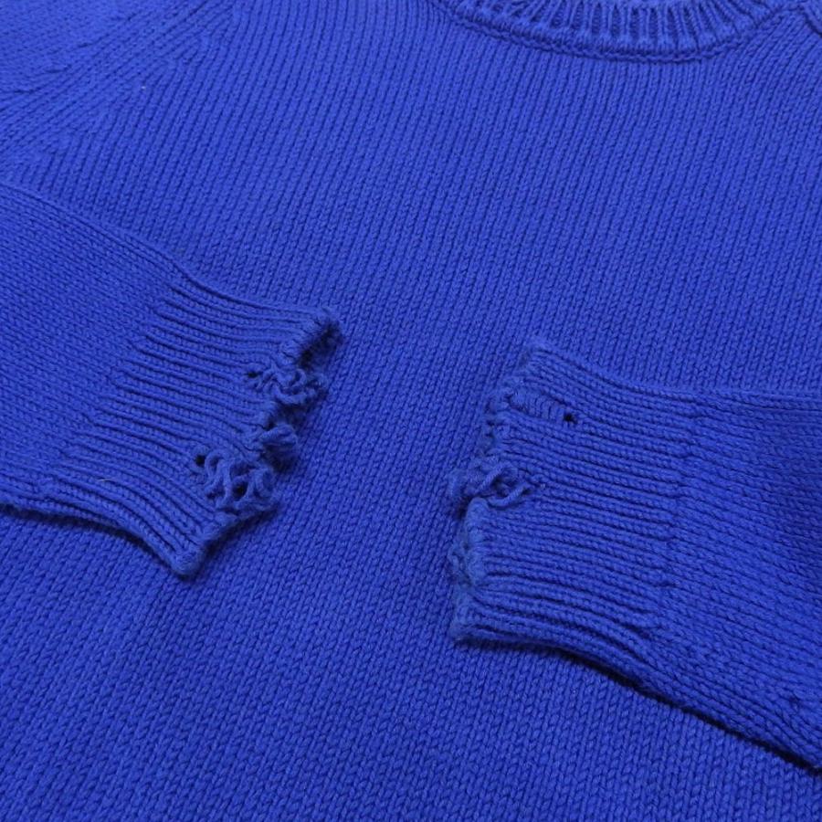 SAINT LAURENT PARIS サンローランパリ デストロイド ニット セーター 