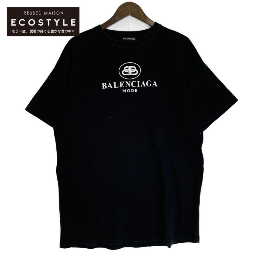 BALENCIAGA バレンシアガ 19年製 ブラック 570803 BBロゴ オーバー 