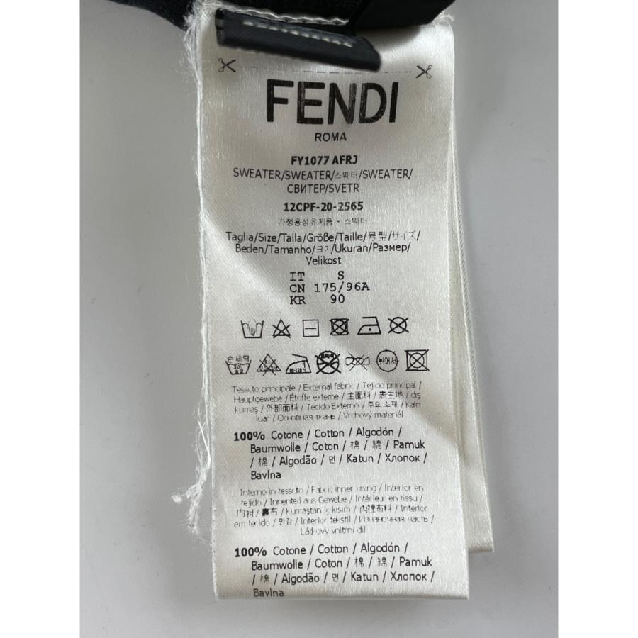FENDI（フェンディ） ブラック FY1077 20年製 ピケ素材 ズッカ総柄