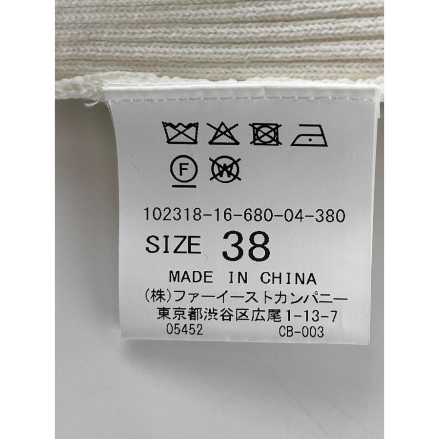 ANAYI アナイ 23SS アイボリー オーガンジーニットコンビ プルオーバー