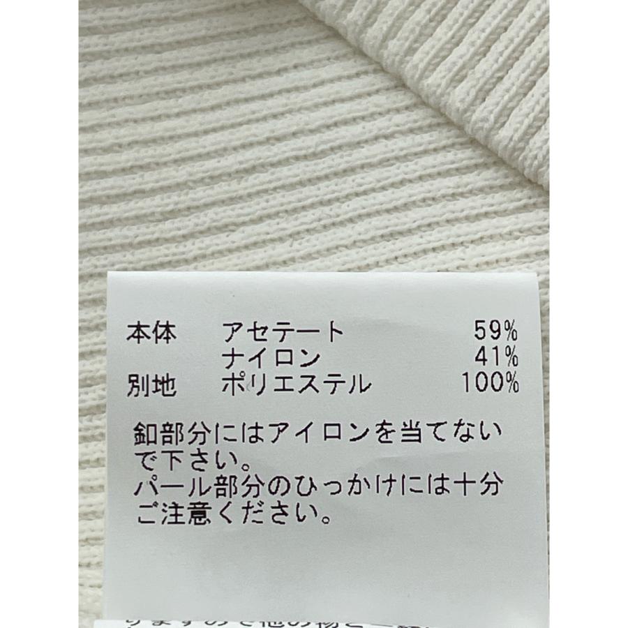 ANAYI（アナイ） 23SS アイボリー オーガンジーニットコンビ プル