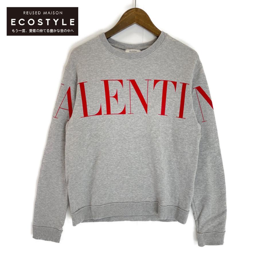 VALENTINO ヴァレンティノ SV3MF05N5FP グレー ロゴスウェット VALENTINO ヴァレンティノ SV3MF05N5FP グレー ロゴスウェット