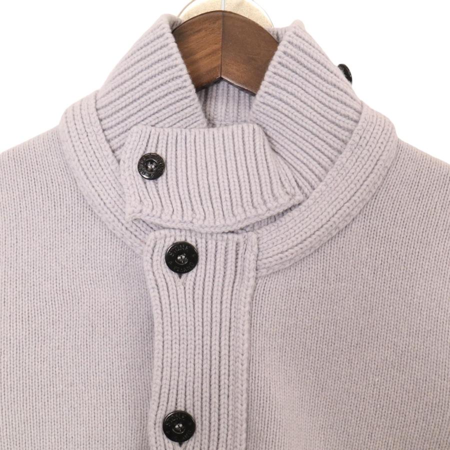 STONE ISLAND ストーンアイランド ライトグレー 611550LA3 ニット ブルゾン ライトグレー M ジャケット ウール メンズ 中古 STONE ISLAND ストーンアイランド ライトグレー 611550LA3 ニット ブルゾン ライトグレー M ジャケット ウール メンズ 中古