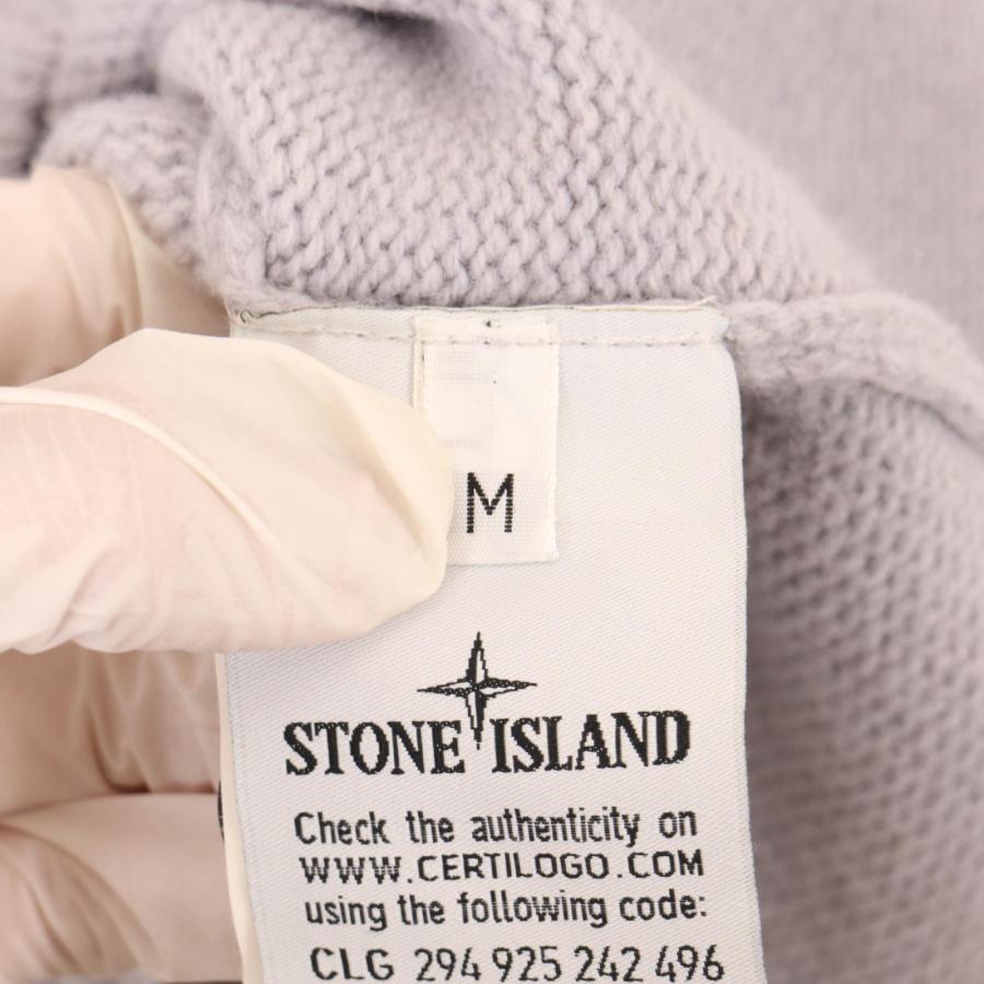 STONE ISLAND ストーンアイランド ライトグレー 611550LA3 STONE ISLAND ストーンアイランド ライトグレー 611550LA3