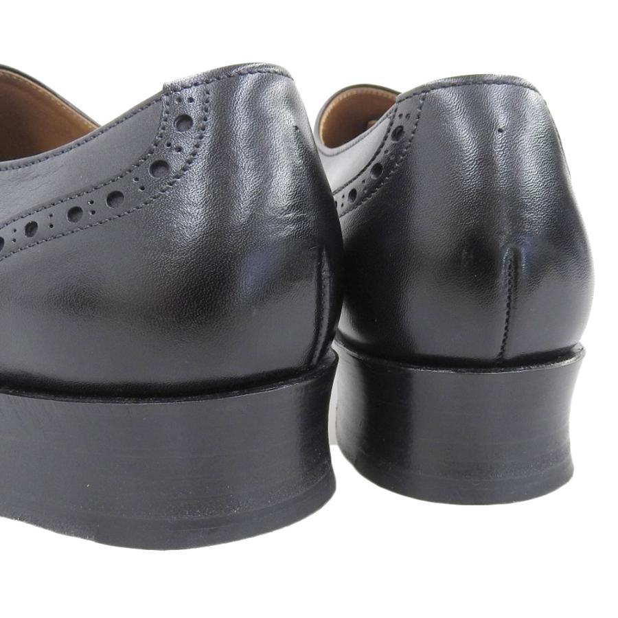 chausser ショセ classic line ボタンシューズ メンズ ブラック 42 26