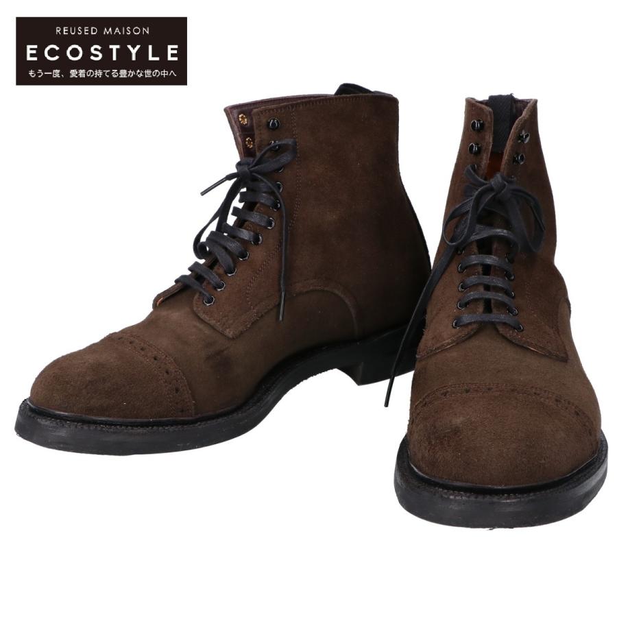 新品同様/ MAKERS メイカーズ WORK OUT BLUCHER HI スエード ブーツ 