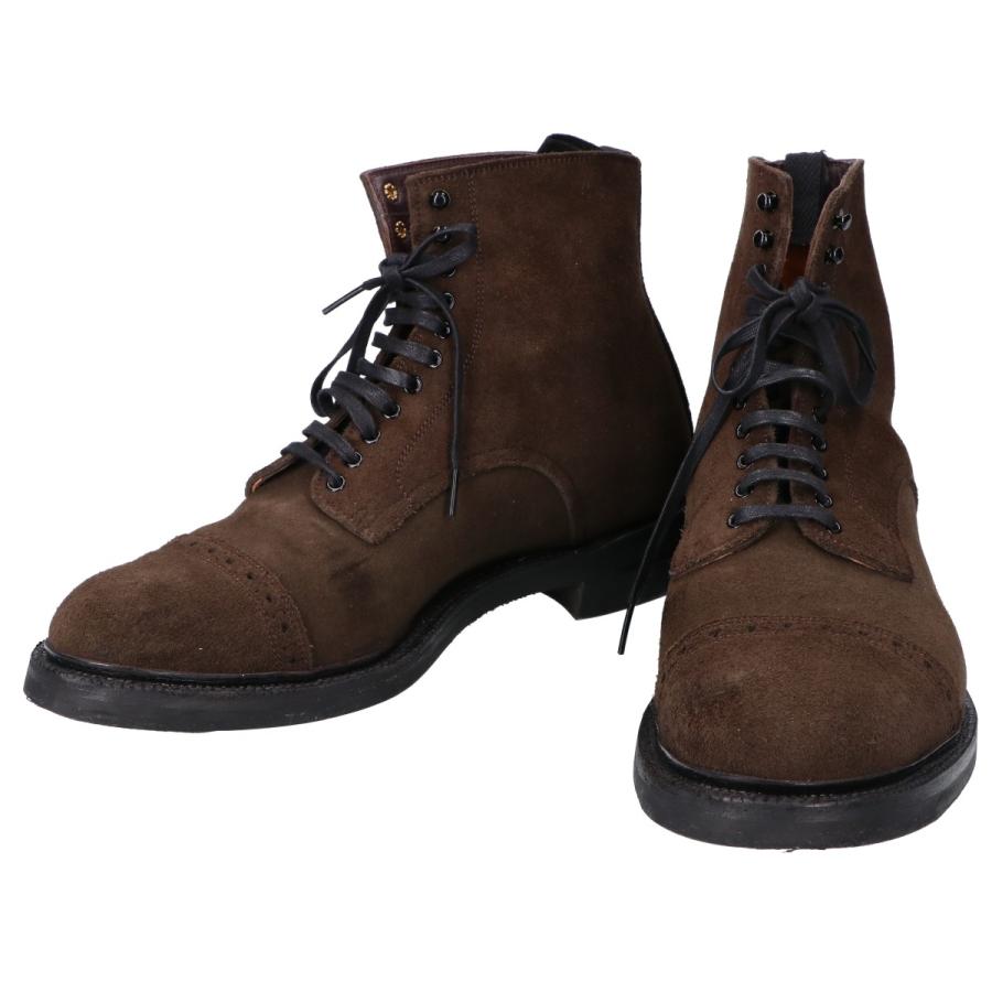 新品同様/ MAKERS メイカーズ WORK OUT BLUCHER HI スエード ブーツ 