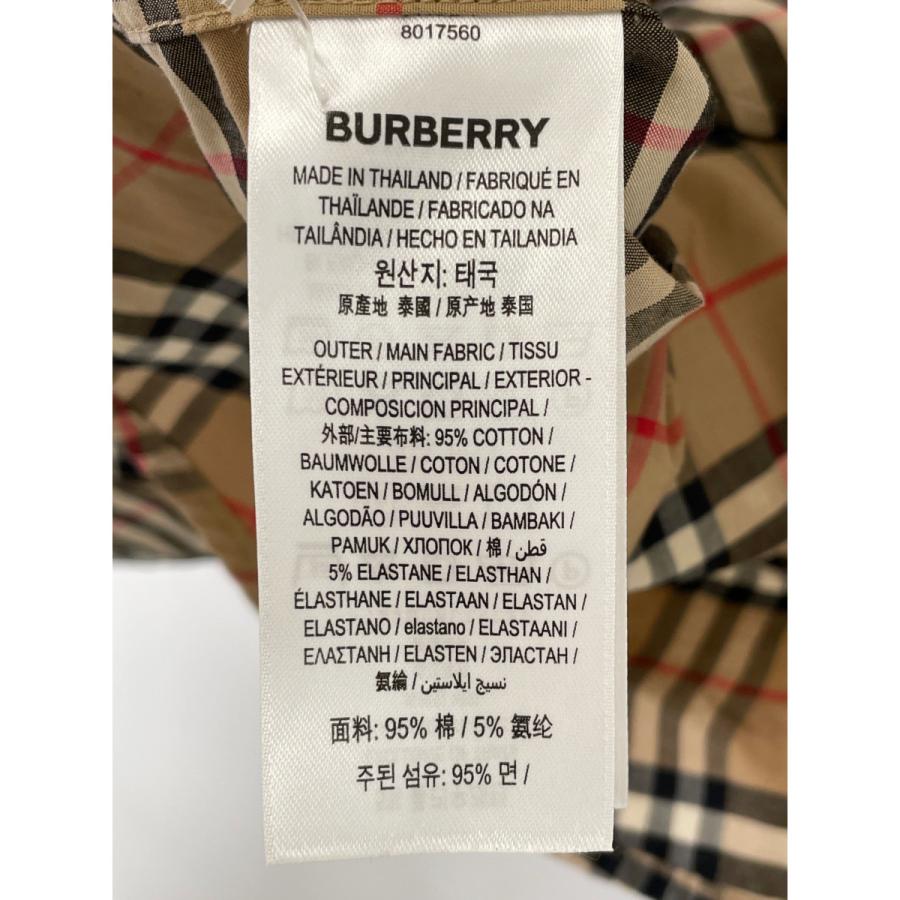【BURBERRY】00sロゴ刺繍ノバチェック柄ストレッチタンクトップ　ベージュ 283258F9-6A8A-4A43-8E17-