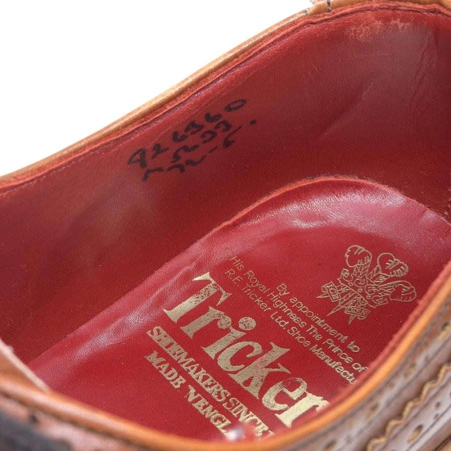 Tricker's（トリッカーズ） 美品 バートン フルブローグ ダービー