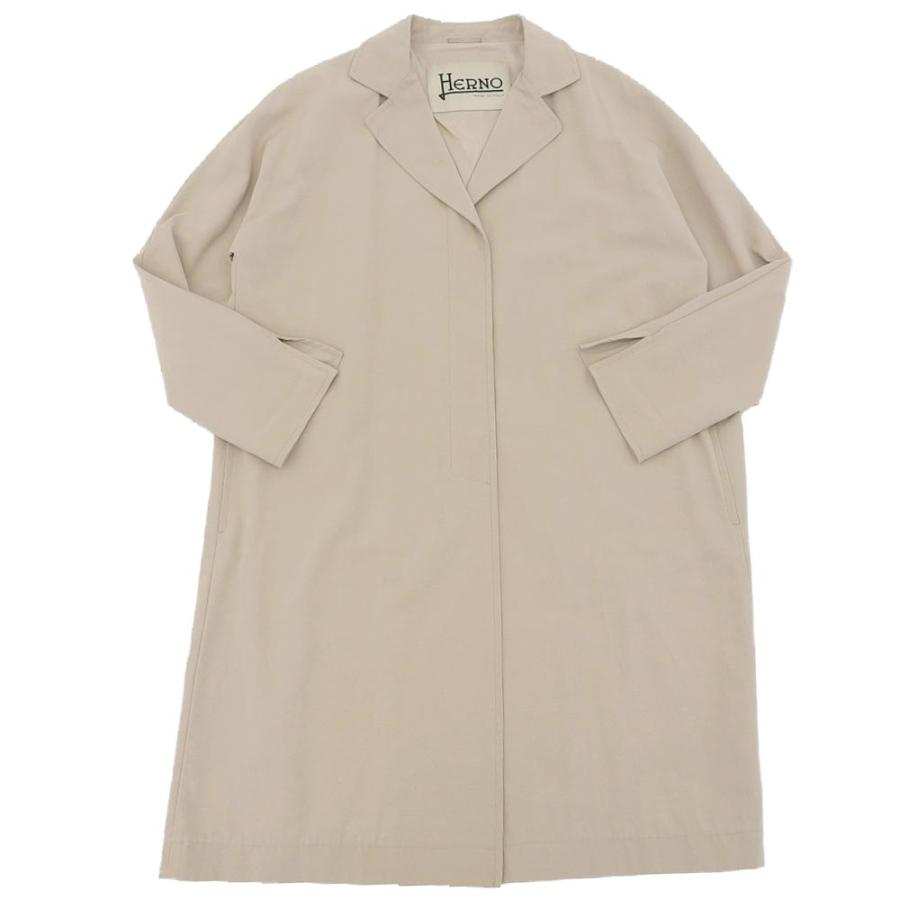 新品同様美品Herno ベージュベルト付きロングコート42