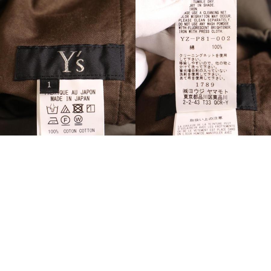 Y's ワイズ YZ-P81-002 COTTON TWILL 3/4 LENGTH STRING PANTS