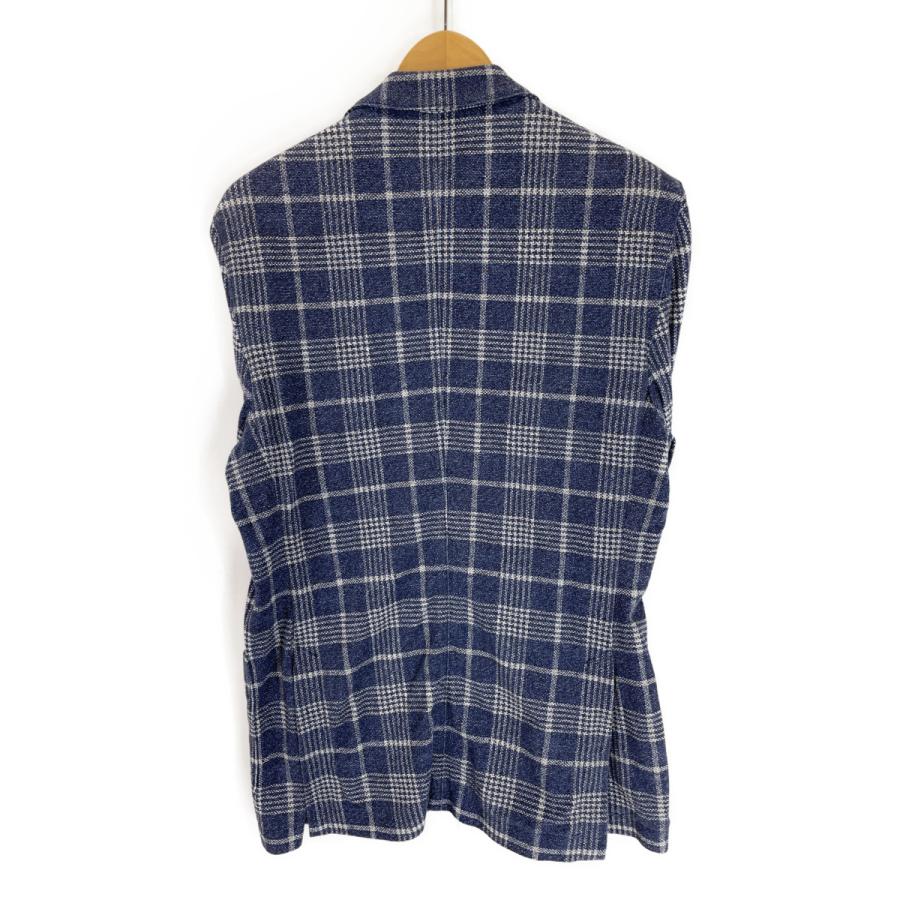 CIRCOLO1901 チルコロ1901 チェック ジャージー テーラード ネイビー